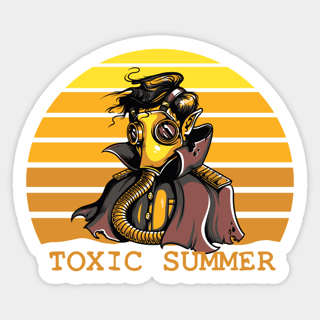 Toxic Summer Sticker by MinnieWilks